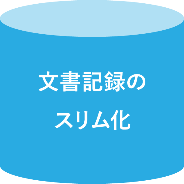 文書記録のスリム化